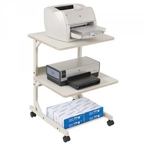 Mooreco 23701 The Dual Laser Printer Stand For Two Printers And Suppli