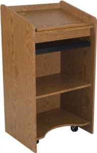 Mooreco 27510 Floor Lectern - Oak