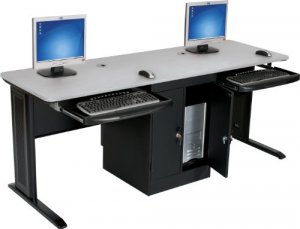 Mooreco 90107 Lx 72 Workstation - Gray