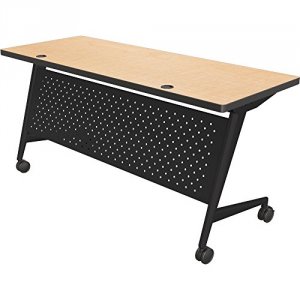 Mooreco 90276-7928-BK 6024 Trend Table - Black Frame Oak Top