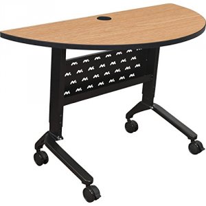 Mooreco 90284-7928-BK Nido Height Adjustable Flipper Table - 4824 Half