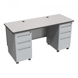 Mooreco 90450-4623-PL Double Pedestal Desk Set - 7224 Grelay Neb