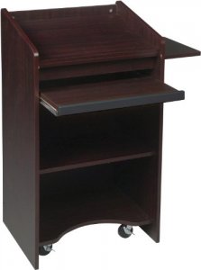 Mooreco 27508 Floor Lectern - Mahogany