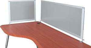 Mooreco 90063 Iflex Desktop Privacy Panel - Half