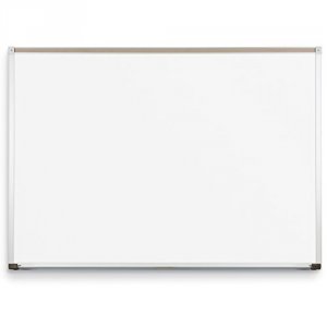 Mooreco 202AP-25 Porcelain Markerboard - Deluxe Aluminum Trim - 4h X 1