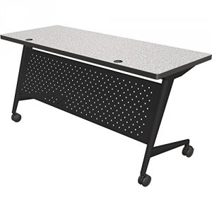 Mooreco 90277-4623-PL 7224 Trend Table - Black Frame Grey Nebula