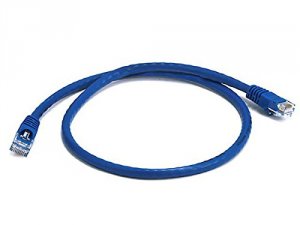 Monoprice 3420 Cat6 24awg Utp Ethernet Network Patch Cable_ 2ft Blue