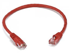 Monoprice 2290 Cat6  Utp Ethernet  Cable_ 1ft Red