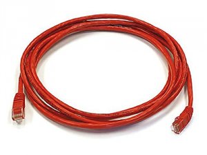 Monoprice 3441 Cat6 24awg  Cable_ 10ft Red