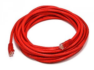 Monoprice 5014 Cat6 24awg  Cable_ 20ft Red