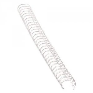 Fellowes 52540 Binding Spines Wire - White 14in 25pk,dds Must Be Order