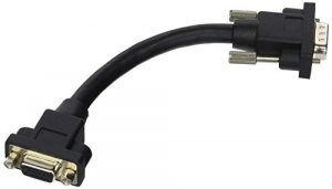 C2g 52092 6in Panel-mount Hd15 Sxga Mf Monitor Extension Cable