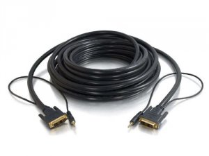 C2g 41242 15ft Pro Series Dvi-d + 3.5mm Cl2 Mm Dual Link Digital Video