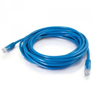 C2g 15164 65ft Cat5e Molded Solid Unshielded (utp) Network Patch Cable