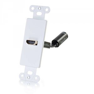 C2g 60150 Rapidrun Hdmi Decora Style Wall Plate Transmitter - White