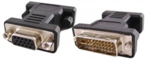 Addon DVII2VGAB Dvi-i (29 Pin) Male To Vga Female Black Adapter