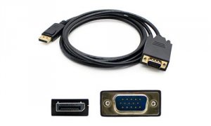 Addon DISPORT2VGAMM3B 91.00cm (3.00ft) Displayport Male To Vga Male Bl