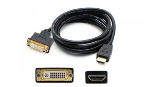 Addon HDMI2DVID Hdmi To Dvi-d Dual Link Adapter Cable - 24+1 Pin - Bla