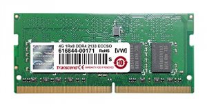 Transcend TS512MSH72V1H 4gb Ddr4 2133 Ecc So-dimm 1rx8 1.2v 260pin (51