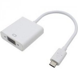 Addon USBC2VGAW 20cm (8in) Usb 3.1 Type (c) Male To Vga Female White A