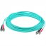 Addon ADD-ST-ST-20M5OM3 20m St Om3 Aqua Duplex Patch Cable