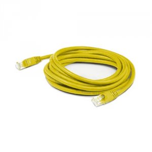 Addon ADD-10FCAT6A-YLW 10ft Yellow Molded Snagless Cat6a Patch Cable