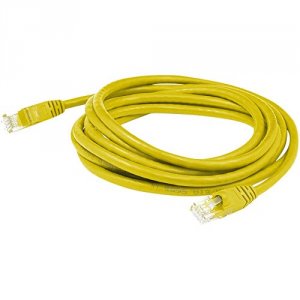 Addon ADD-33FCAT6AF-YLW 33ft Rj-45 (male) To Rj-45 (male) Snagless Yel