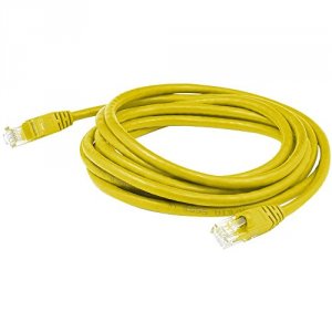 Addon ADD-4FCAT6AF-YLW 4ft Rj-45 (male) To Rj-45 (male) Snagless Yello