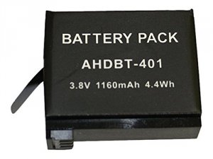 Battery GPRO-AHDBT-401 Replacement Battery For Gopro Hero 4, Hero 4 Bl