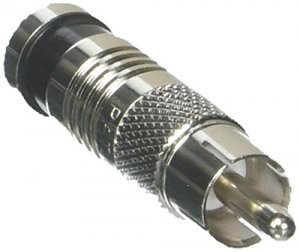 C2g 41118 Rg59 Compression Rca Connector - 50pk