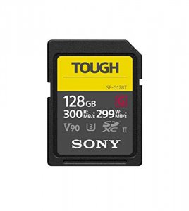 Sony SF-G128T/T1 128gb Tough Uhs-ii Sdxc Memory Card - V90 Speed