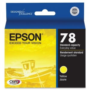 Original Epson T078420 Claria Ink Cartridge - Inkjet - Yellow - 1 Each