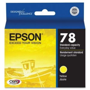 Original Epson T078420 Claria Ink Cartridge - Inkjet - Yellow - 1 Each