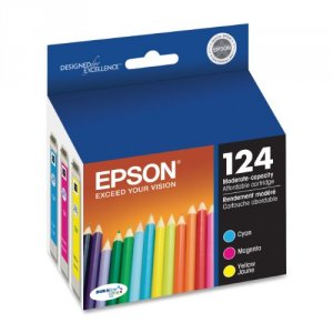 Original Epson T124520-S Durabrite T124520 Ink Cartridge - Inkjet - 17