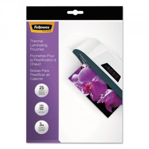 Fellowes 5200501 Hot Laminating Pouches,  Letter, 25pk