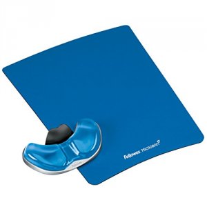 Fellowes 9180601 Mouse Pad, Gliding Palm, Gel, Blue Microban Protectio