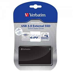 Verbatim 47623 Store 'n' Go External Ssd Drive, , Black, 256gb, Usb 3.