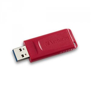 Verbatim 95507 Store 'n' Go Usb Flash Drive, , 8gb, Usb 2.0, Red, Taa