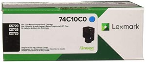 Original Lexmark 74C0S20 Cyan Toner Cartridge For Cs720 Cs725 Cx725 Pr