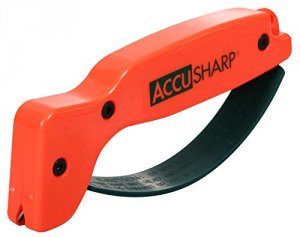 Accusharp 014C Knife And Tool Sharpener  Blaze Orange