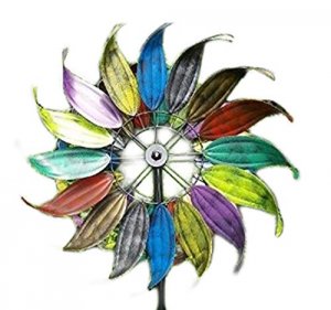 Summerfield 10018662 8434; Rainbow Windmill Garden Stake