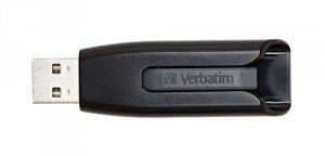 Verbatim 49189 128gb Store 'n' Go V3 Usb 3.0 Flash Drive - Gray - 128 