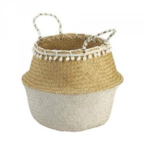 Accent 10018727 Seagrass Basket With Tassels