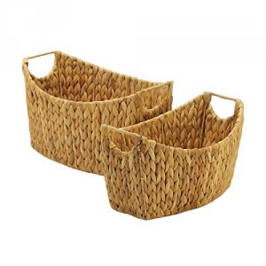 Accent 10018728 Natural Water Hyacinth Oblong Baskets