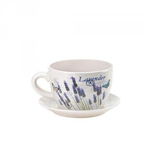 Summerfield 10016209 Lavender Fields Teacup Planter