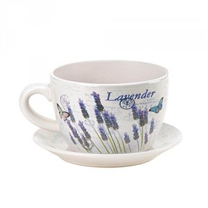 Summerfield 10016209 Lavender Fields Teacup Planter