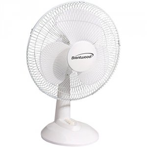 Brentwood F-12DW Kool Zone F-12dw 12 Oscillating Desk Fan