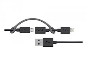 Belkin RA47618 Micro Usb Cable With Lightning Adapter44; 3ft Bknj080bt