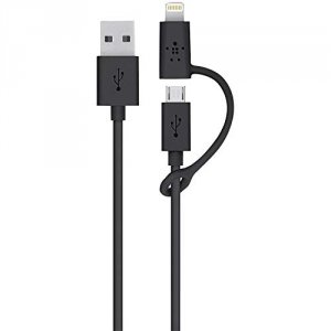 Belkin RA47618 Micro Usb Cable With Lightning Adapter44; 3ft Bknj080bt