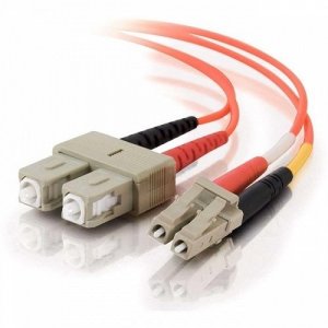 C2g 11118 Lc-sc 62.5125 Om1 Duplex Multimode Fiber Optic Cable (taa Co